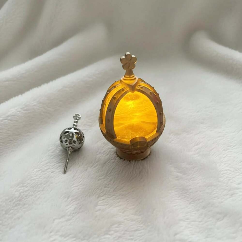 Glowing Magical Girl Soul Gem Prop - 5.9Cm Light-Up Chibi Figurine -Madoka Magic
